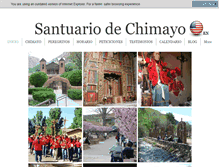 Tablet Screenshot of holychimayo.us
